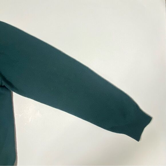 J Hilburn 100% Cashmere Zip Mock Neck Sweater In Green Men's Size Large - Picture 6 of 14